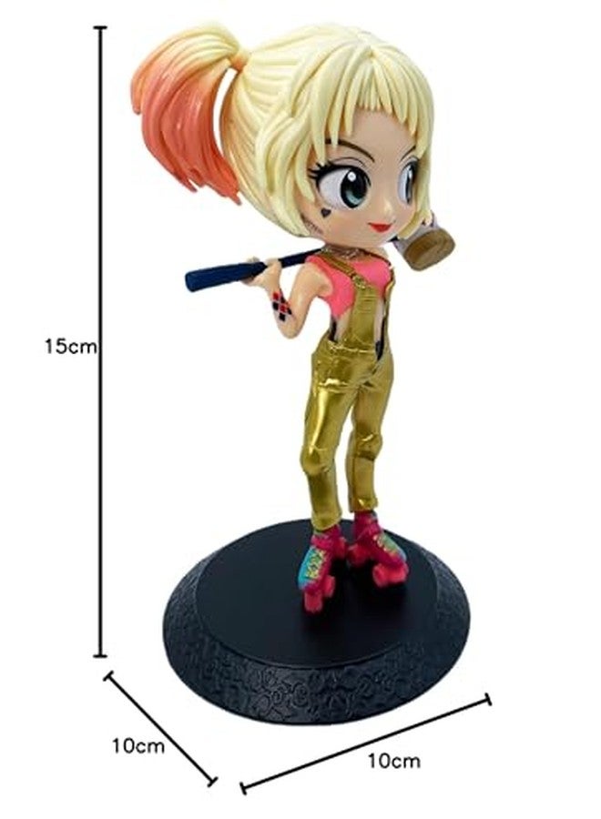 Buko Famous Cartoon Characters Inspired Cute Figurines PVC Model Toy Realistic Size Table for Girls Birthday Party Cake Decorating Gifts (Harley Quinn) - Image 5